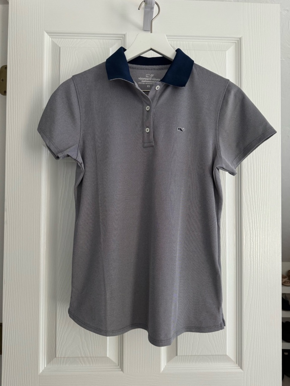 NWOT VINEYARD VINES PERFORMANCE PIQUE POLO Navy Size XS